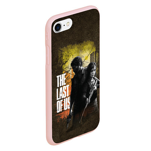 Чехол iPhone 7/8 матовый The last of us / 3D-Светло-розовый – фото 2