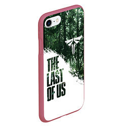 Чехол iPhone 7/8 матовый THE LAST OF US 2 ЦИКАДЫ, цвет: 3D-малиновый — фото 2