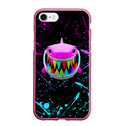 Чехол iPhone 7/8 матовый 6IX9INE 69 TEKASHI, цвет: 3D-малиновый