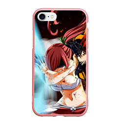 Чехол iPhone 7/8 матовый FAIRY TAIL ХВОСТ ФЕИ, цвет: 3D-баблгам