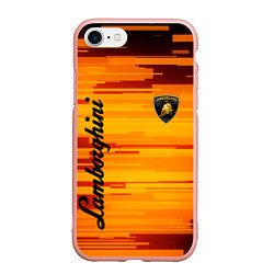 Чехол iPhone 7/8 матовый LAMBORGHINI