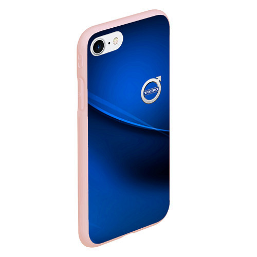 Чехол iPhone 7/8 матовый VOLVO / 3D-Светло-розовый – фото 2