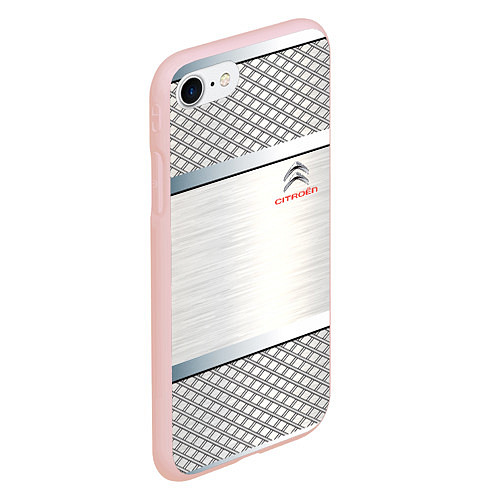 Чехол iPhone 7/8 матовый CITROEN / 3D-Светло-розовый – фото 2
