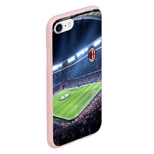 Чехол iPhone 7/8 матовый FC MILAN / 3D-Светло-розовый – фото 2
