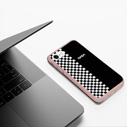 Чехол iPhone 7/8 матовый NASA, цвет: 3D-светло-розовый — фото 2
