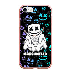 Чехол iPhone 7/8 матовый MARSHMELLO, цвет: 3D-светло-розовый