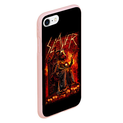 Чехол iPhone 7/8 матовый Slayer / 3D-Светло-розовый – фото 2