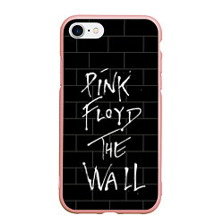 Чехол iPhone 7/8 матовый PINK FLOYD, цвет: 3D-светло-розовый