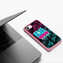 Чехол iPhone 7/8 матовый FALL GUYS, цвет: 3D-баблгам — фото 2