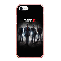 Чехол iPhone 7/8 матовый Mafia, цвет: 3D-светло-розовый