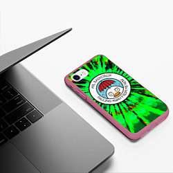 Чехол iPhone 7/8 матовый ПИНГВИНЧИК, цвет: 3D-малиновый — фото 2