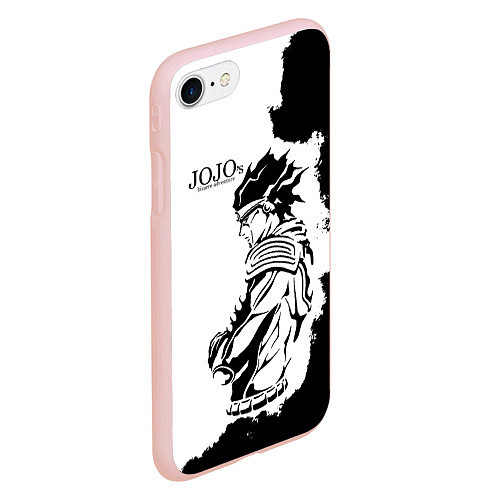 Чехол iPhone 7/8 матовый JoJo Bizarre Adventure / 3D-Светло-розовый – фото 2