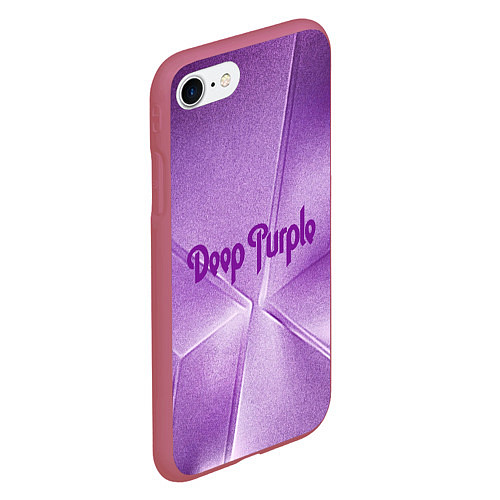 Чехол iPhone 7/8 матовый Deep Purple / 3D-Малиновый – фото 2