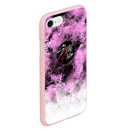 Чехол iPhone 7/8 матовый Stray kids / 3D-Светло-розовый – фото 2