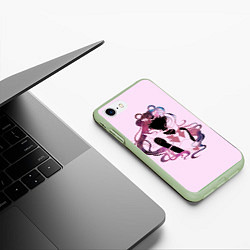 Чехол iPhone 7/8 матовый Космическая Сейлор Мун, цвет: 3D-салатовый — фото 2