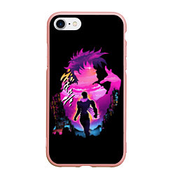 Чехол iPhone 7/8 матовый JoJo’s Bizarre Adventure, цвет: 3D-светло-розовый
