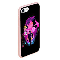 Чехол iPhone 7/8 матовый JoJo’s Bizarre Adventure, цвет: 3D-светло-розовый — фото 2