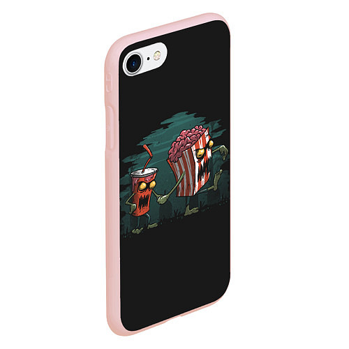 Чехол iPhone 7/8 матовый Zombie / 3D-Светло-розовый – фото 2