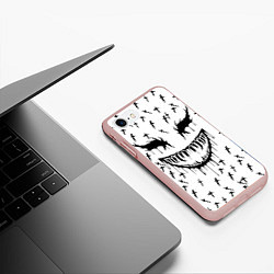 Чехол iPhone 7/8 матовый GHOSTEMANE, цвет: 3D-светло-розовый — фото 2