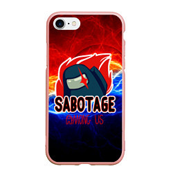 Чехол iPhone 7/8 матовый Among us sabotage