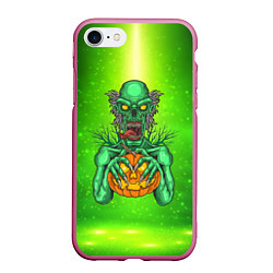 Чехол iPhone 7/8 матовый Zombie, цвет: 3D-малиновый