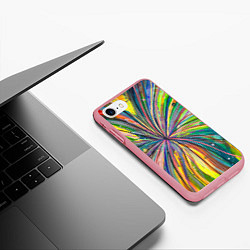 Чехол iPhone 7/8 матовый Watercolor, цвет: 3D-баблгам — фото 2