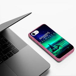 Чехол iPhone 7/8 матовый VALHALLA, цвет: 3D-малиновый — фото 2