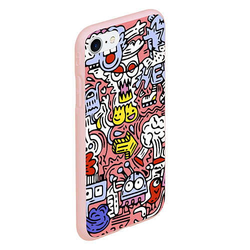 Чехол iPhone 7/8 матовый Tosh / 3D-Светло-розовый – фото 2