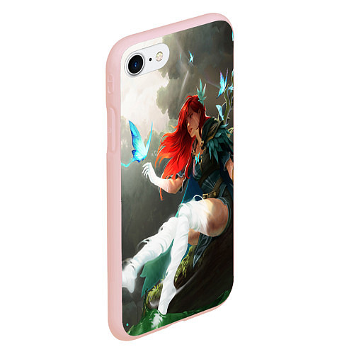 Чехол iPhone 7/8 матовый Windranger Dota / 3D-Светло-розовый – фото 2