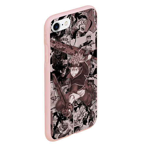 Чехол iPhone 7/8 матовый Аста / 3D-Светло-розовый – фото 2