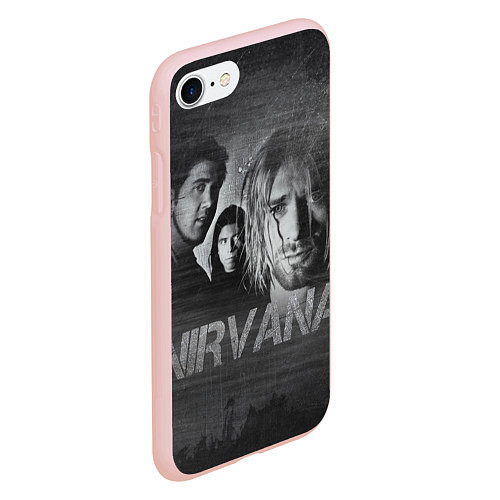 Чехол iPhone 7/8 матовый Нирвана / 3D-Светло-розовый – фото 2