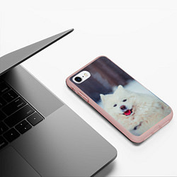 Чехол iPhone 7/8 матовый САМОЕД, цвет: 3D-светло-розовый — фото 2