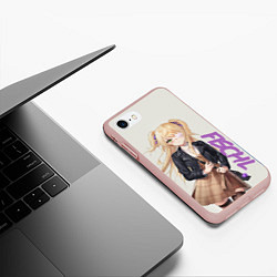 Чехол iPhone 7/8 матовый Fischl, цвет: 3D-светло-розовый — фото 2