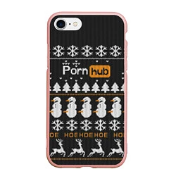 Чехол iPhone 7/8 матовый Christmas PornHub