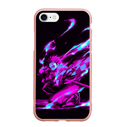 Чехол iPhone 7/8 матовый НЕОНОВЫЙ ТАНДЖИРО, цвет: 3D-светло-розовый