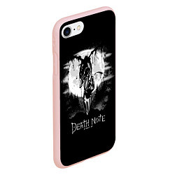 Чехол iPhone 7/8 матовый Ягами и Рюк, цвет: 3D-светло-розовый — фото 2