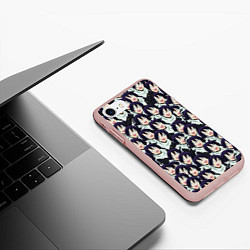 Чехол iPhone 7/8 матовый ЯТО БЕЗДОМНЫЙ БОГ, цвет: 3D-светло-розовый — фото 2