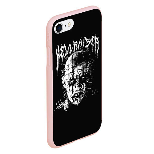 Чехол iPhone 7/8 матовый Hellraiser / 3D-Светло-розовый – фото 2
