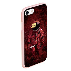 Чехол iPhone 7/8 матовый Among Us, цвет: 3D-светло-розовый — фото 2