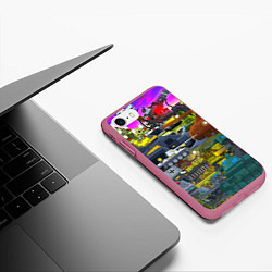 Чехол iPhone 7/8 матовый Gerand, цвет: 3D-малиновый — фото 2