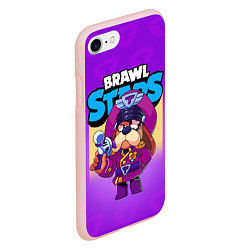 Чехол iPhone 7/8 матовый Генерал Гавс - Brawl Stars, цвет: 3D-светло-розовый — фото 2