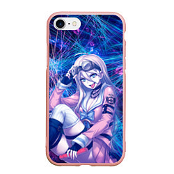Чехол iPhone 7/8 матовый Danganronpa, цвет: 3D-светло-розовый