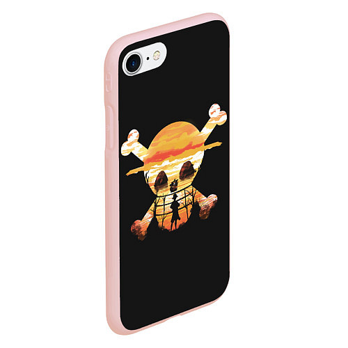 Чехол iPhone 7/8 матовый One piece / 3D-Светло-розовый – фото 2