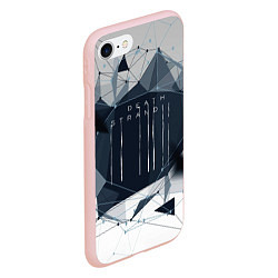 Чехол iPhone 7/8 матовый DEATH STRANDING, цвет: 3D-светло-розовый — фото 2