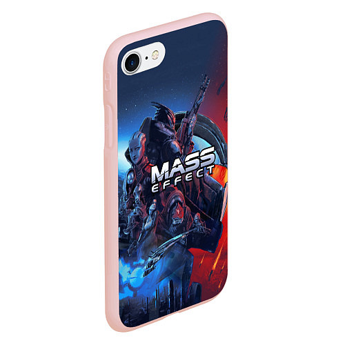 Чехол iPhone 7/8 матовый Mass EFFECT Legendary ed / 3D-Светло-розовый – фото 2