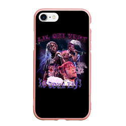 Чехол iPhone 7/8 матовый LIL UZI VERT XO TOUR LIF3, цвет: 3D-светло-розовый