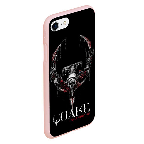Чехол iPhone 7/8 матовый Quake Champions / 3D-Светло-розовый – фото 2