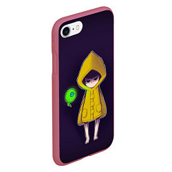 Чехол iPhone 7/8 матовый Little Nightmares Шестая, цвет: 3D-малиновый — фото 2