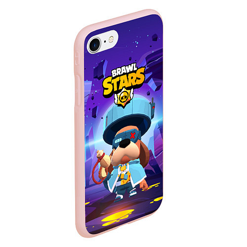 Чехол iPhone 7/8 матовый Генерал Гавс brawl stars / 3D-Светло-розовый – фото 2