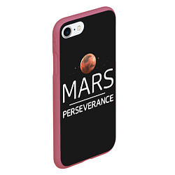 Чехол iPhone 7/8 матовый Марс, цвет: 3D-малиновый — фото 2